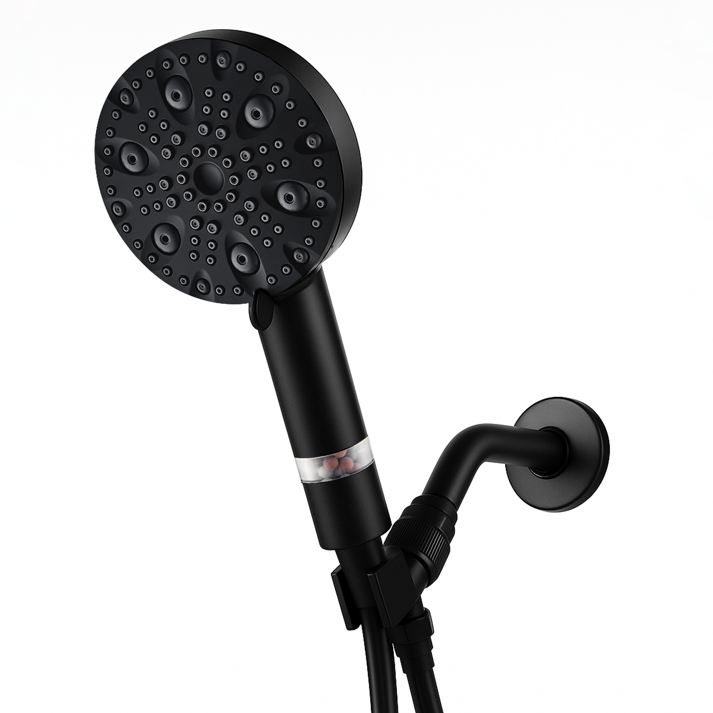 Adapter ścienny EcoLux 4 w 1 w wersji chromowanej z 9 trybami ze stali nierdzewnej