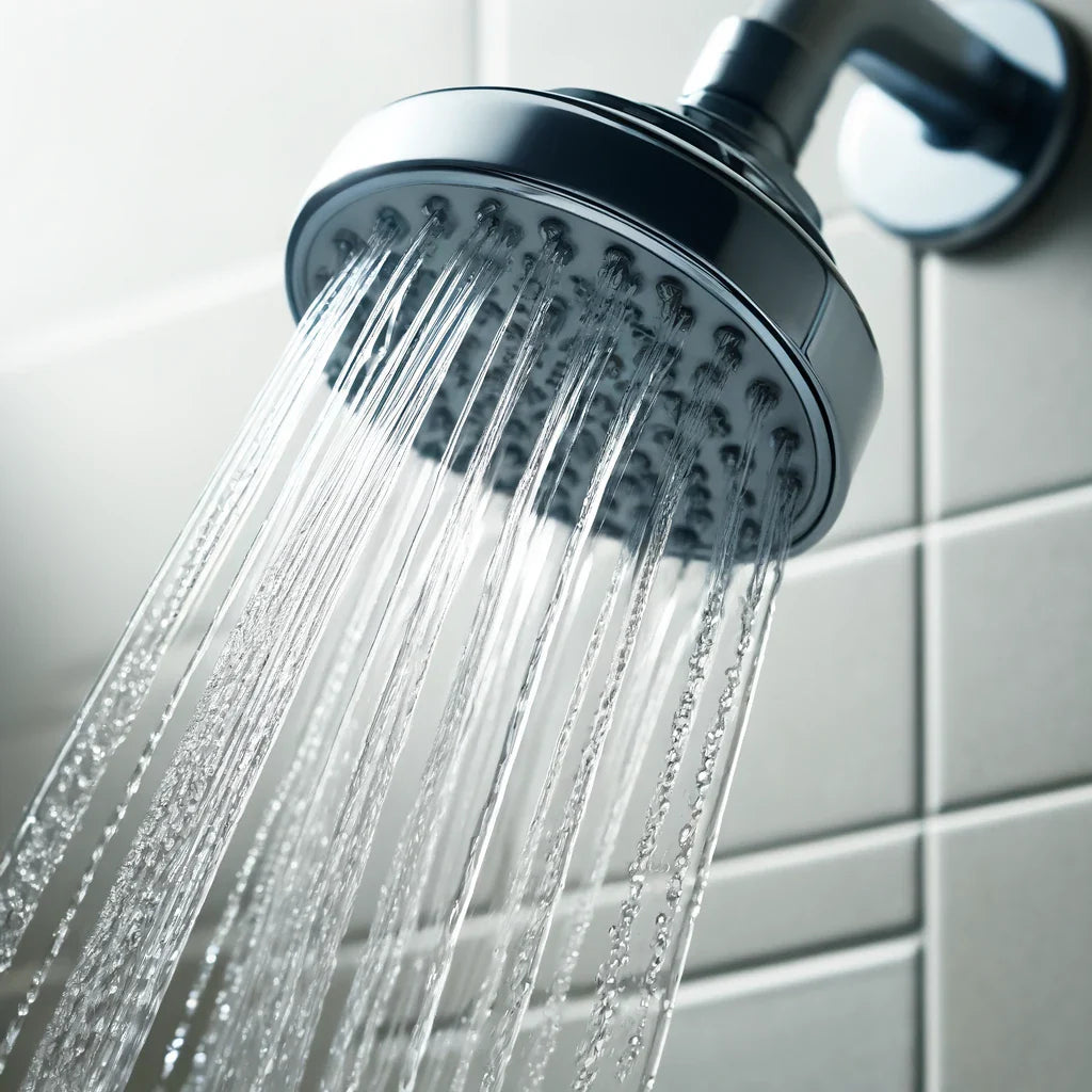 Soft water benefits for skin and hair showing reduced dryness and frizz