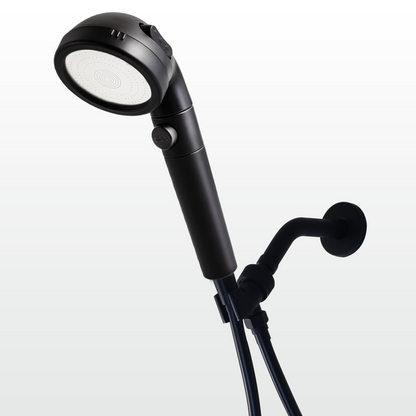 EcoPower 4-in-1 Vitamin C Black Shower Head Kit
